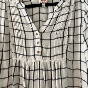 Wrangler Black and White Checkered Shirt